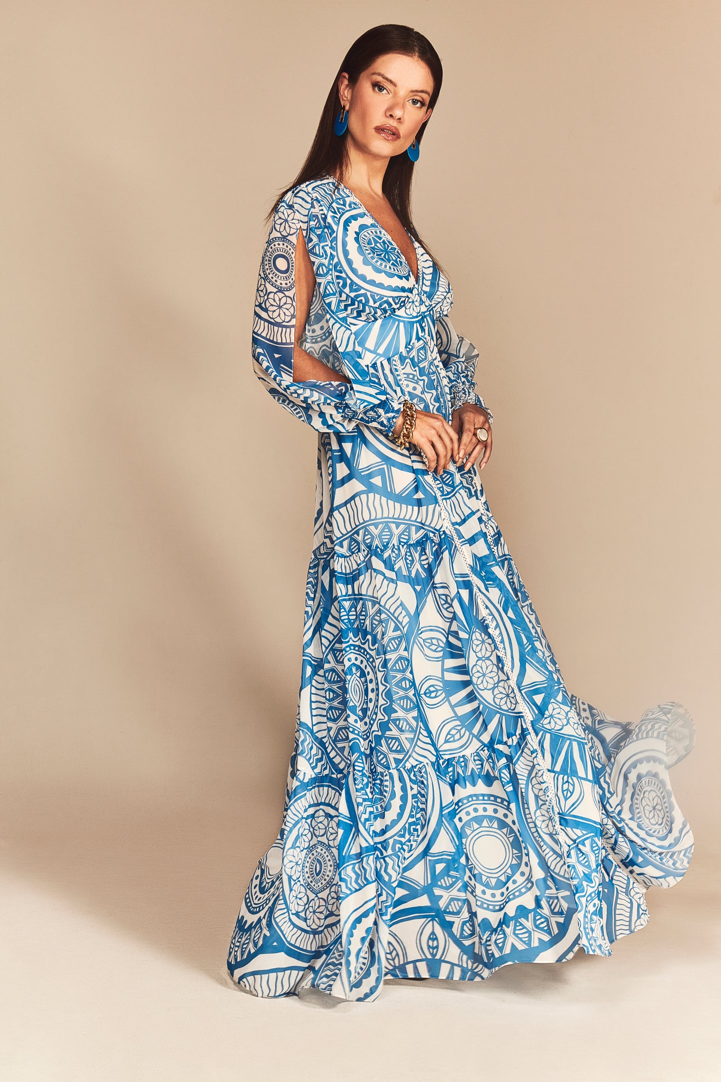 Faith Long Sleeve Maxi Dress