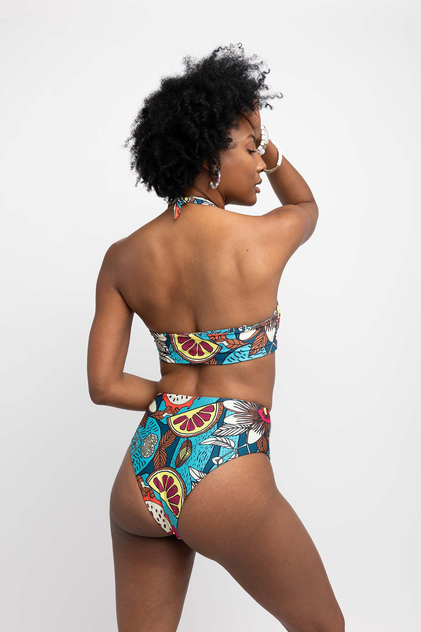 Conchal Top Tropico - Aqua Morada