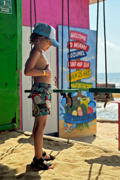 Olas Bravas Boy Swim - Tropico