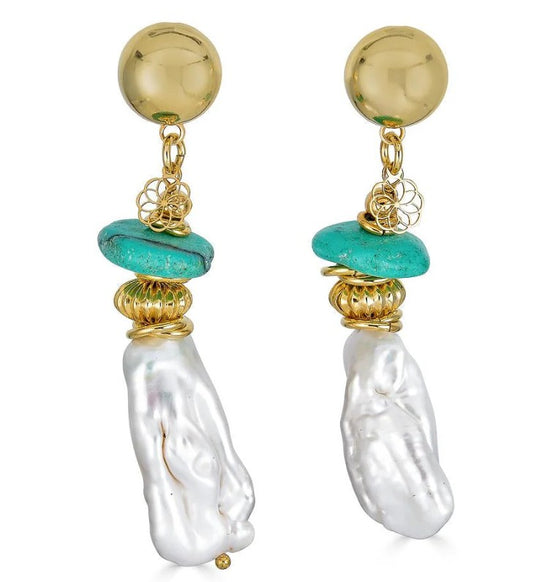 Perla Marina Earrings