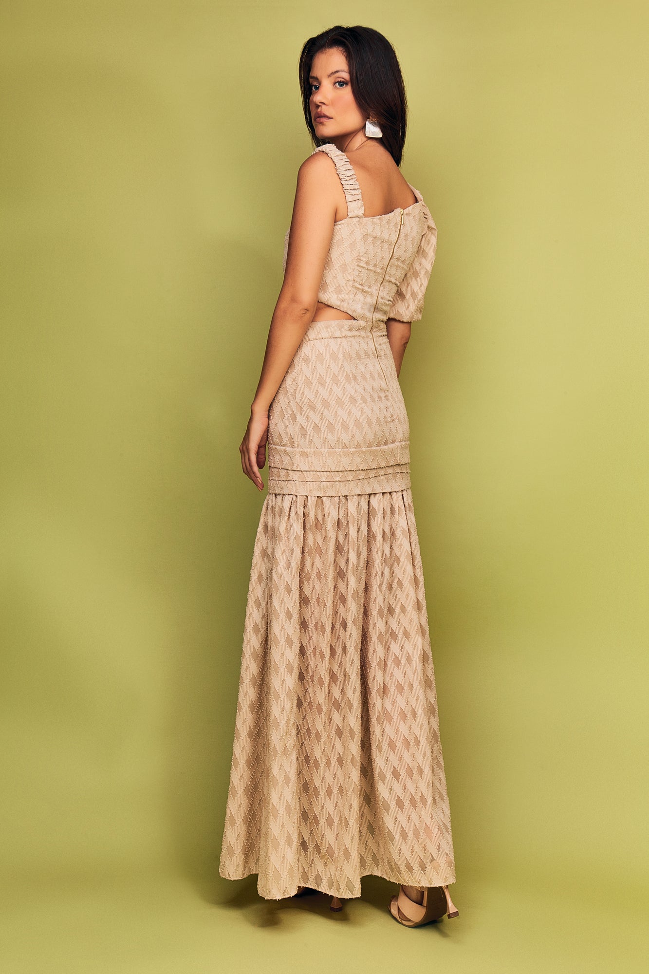 Cora One Shoulder Maxi Dress