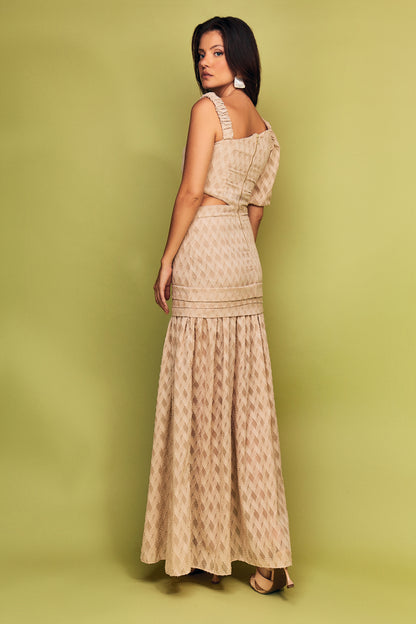 Cora One Shoulder Maxi Dress