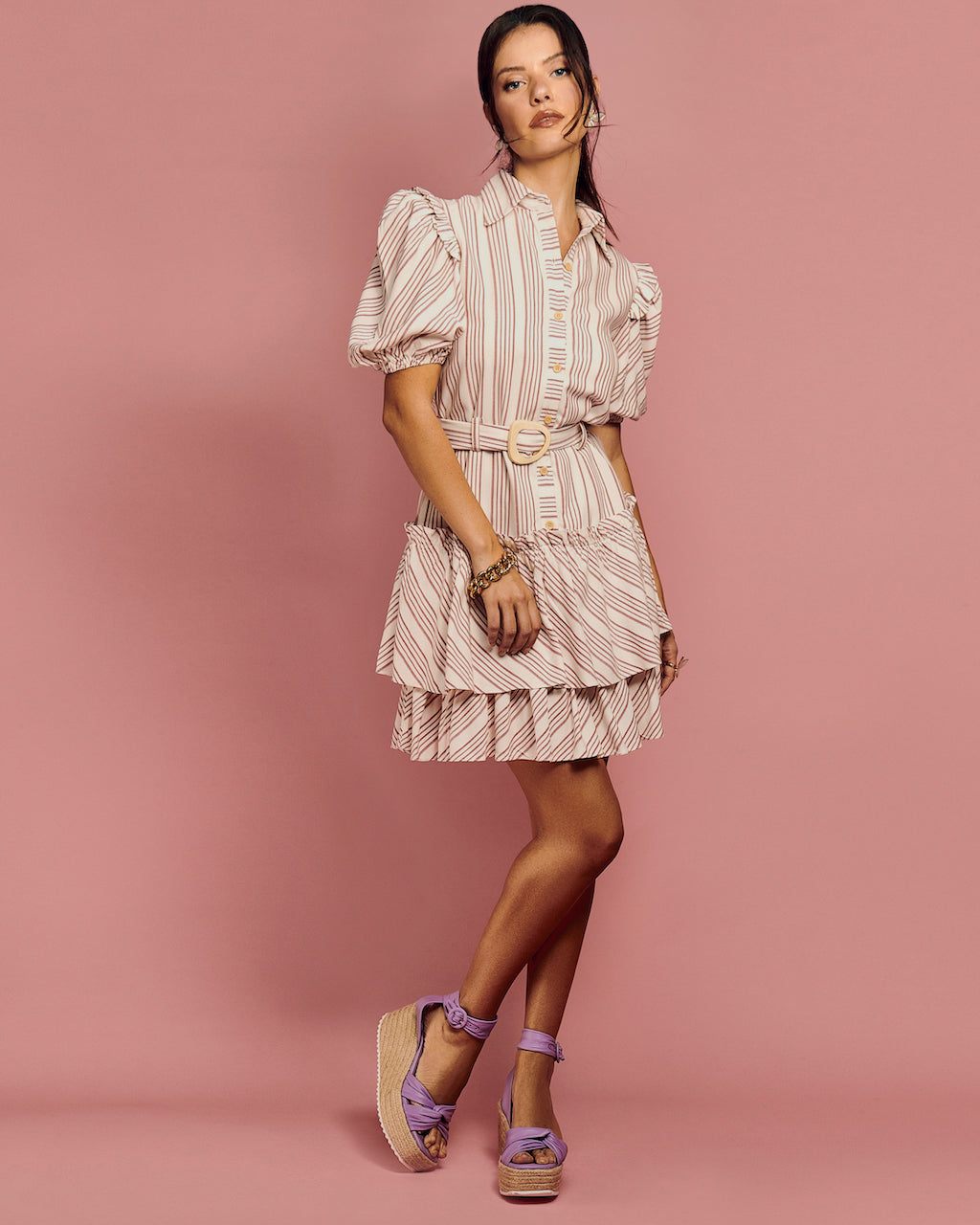 Ava Puff Sleeve Mini Dress
