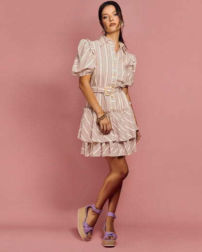 Ava Puff Sleeve Mini Dress