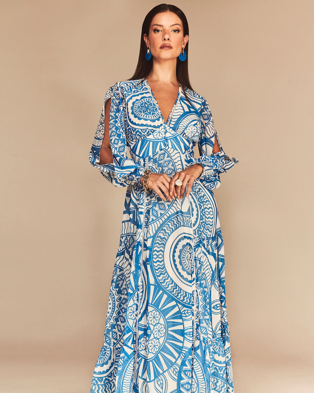 Faith Long Sleeve Maxi Dress