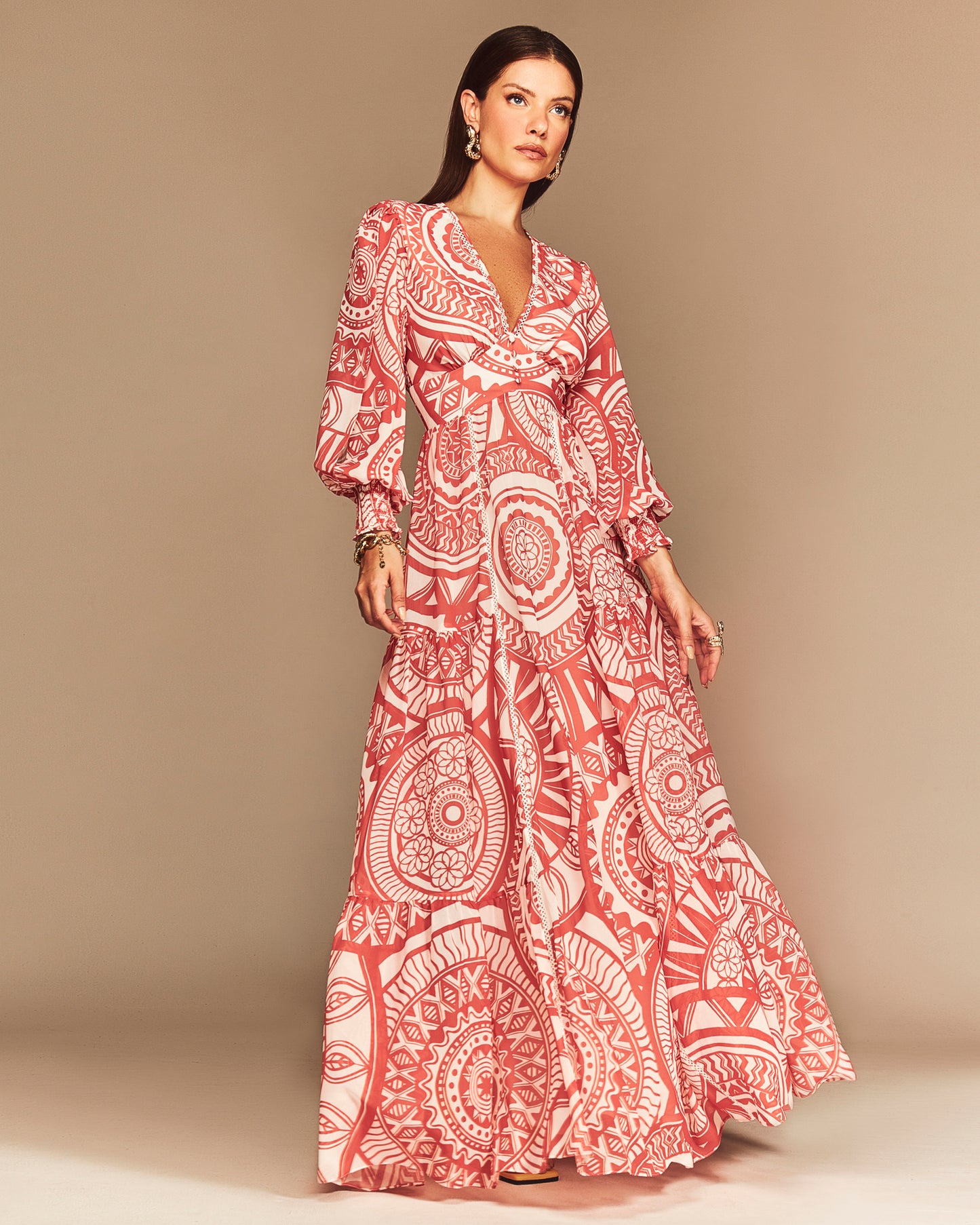 Faith Long Sleeve Maxi Dress