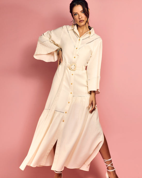 Agnes Bell Sleeve Maxi Dress
