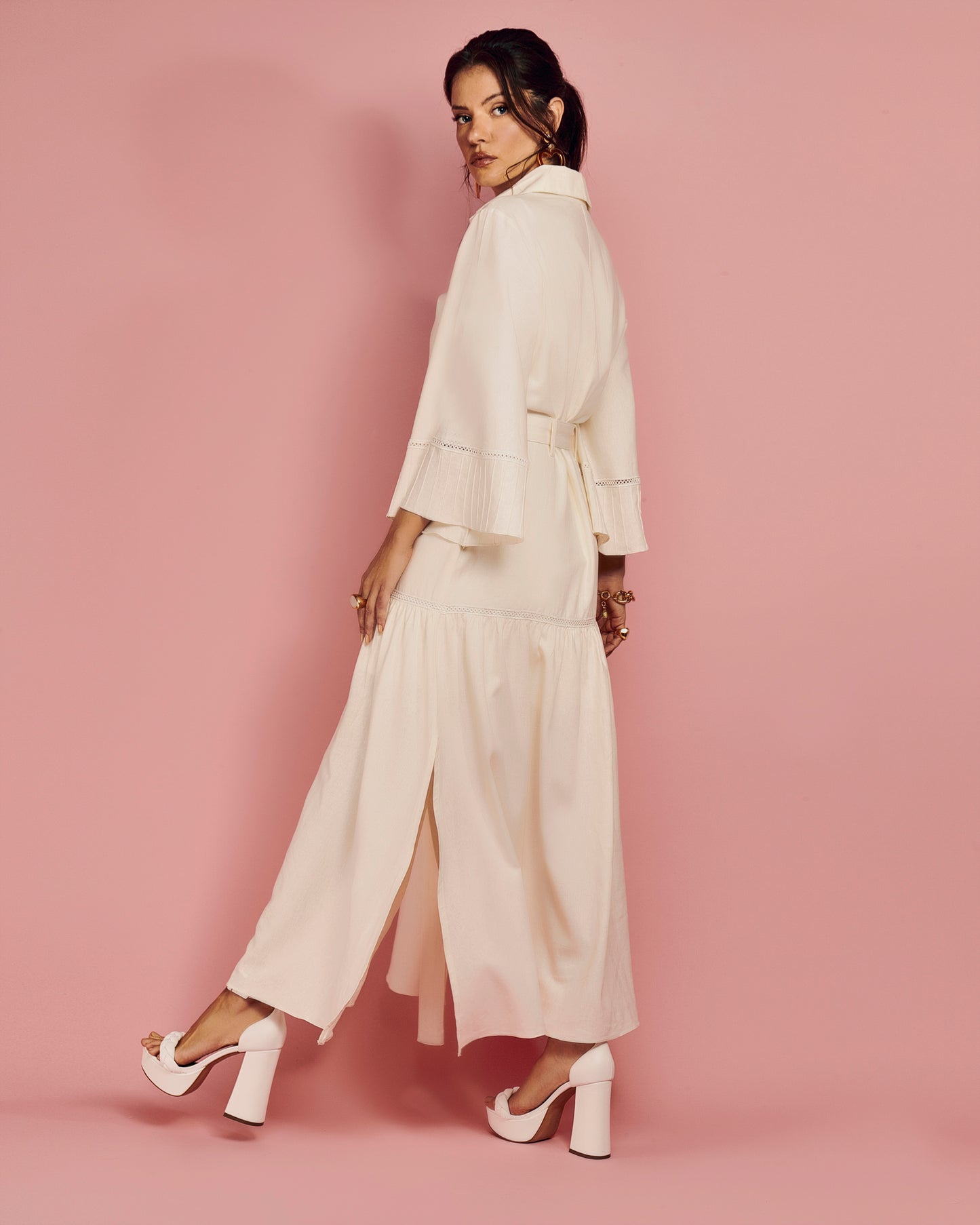 Agnes Bell Sleeve Maxi Dress