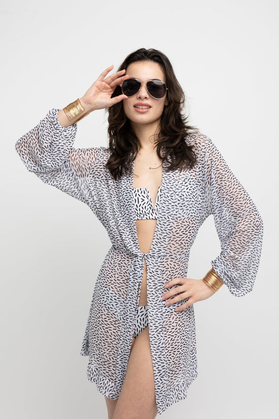 Cover-Up Semillas - Aqua Morada